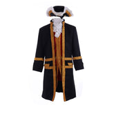 18th Century Tudor Regency Royal Men’s Black Coat & Vest Renaissance Party Suit | Halloweez - Halloweez